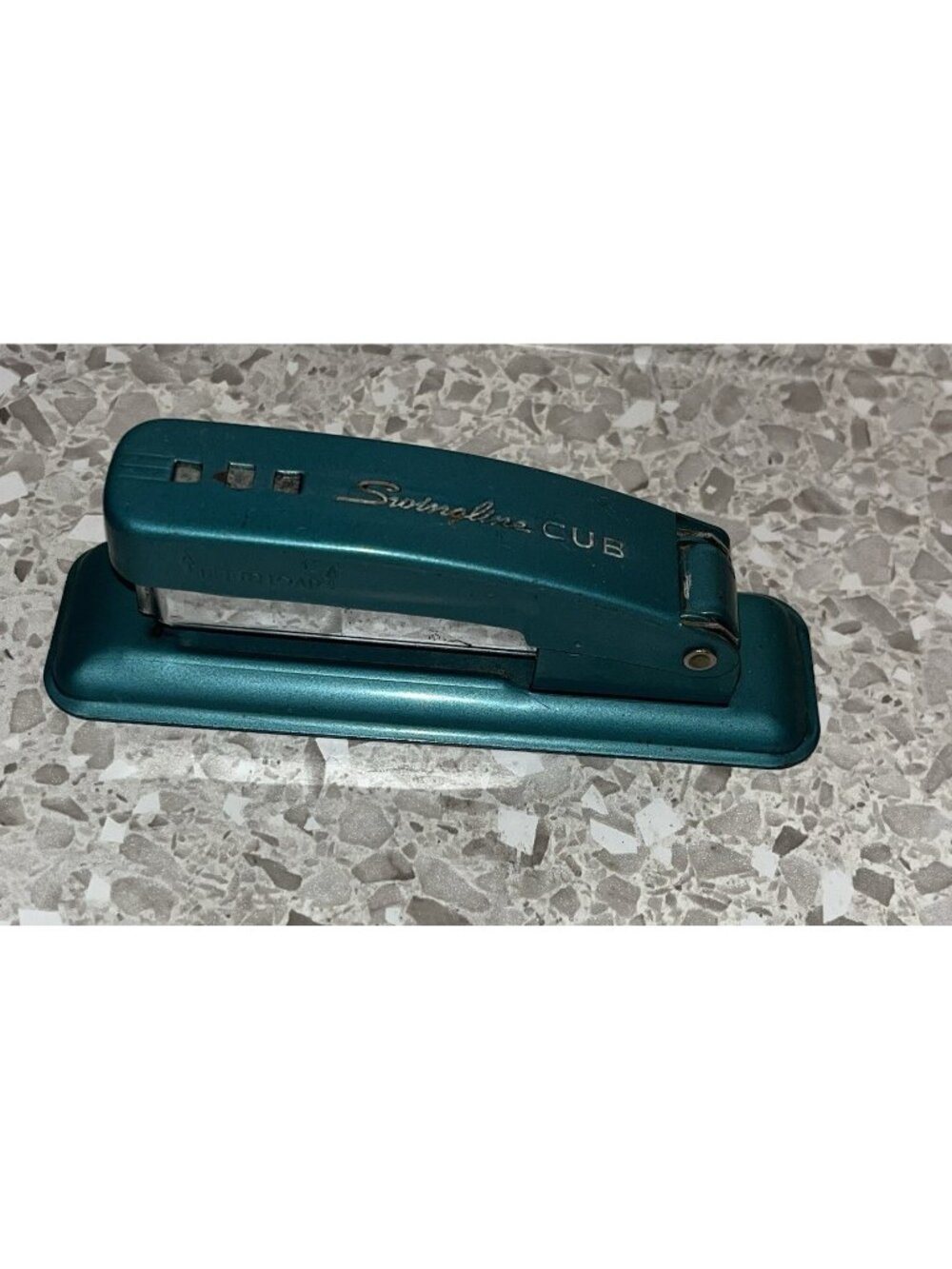 VTG Swingline CUB Office Stapler Fastener Tacker TEAL GREEN 5"